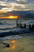 313. 18.12.2004. Закат. Вид на Карадаг с пляжа поселка Орджо.jpg